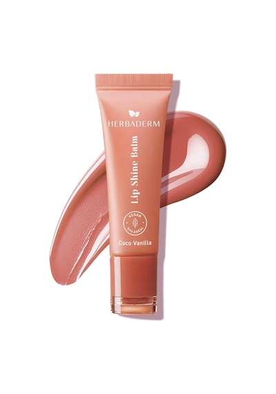 Herbaderm Coco-Vanilya Aromalı Parlatıcı Dolgunlaştırıcı ve Onarıcı Vegan Dudak Balmı 10 ML