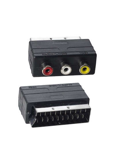 Scart-Rca Adaptör Scart Tos Adaptör Çevirici