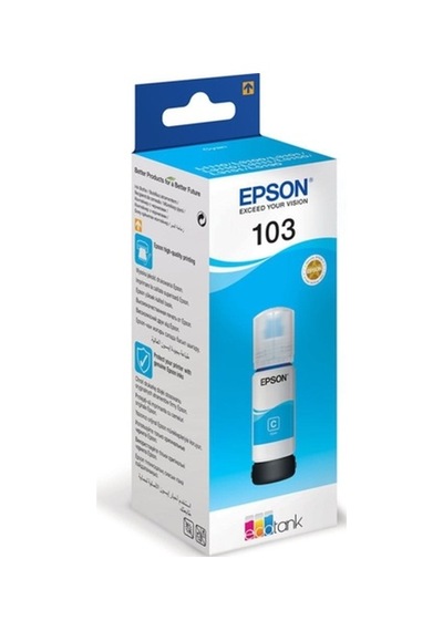 Epson   C13T00S24A Ink Bottle 103 Cyan Ecotank
