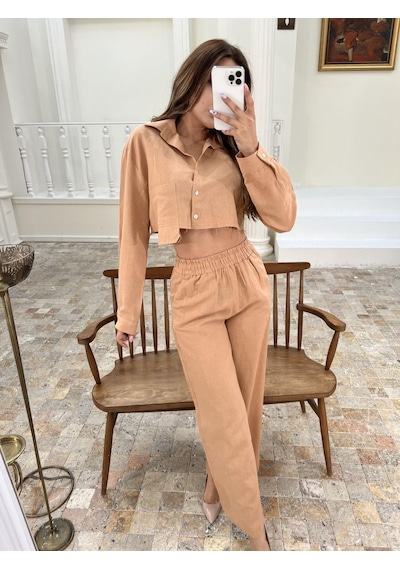 Hazego 6501 Takım-camel Çok Renkli