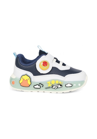 Kidessa 2073 Anatomik Tabanlı Ultra Hafif Unisex Çoc Beyaz Lacivert Çok Renkli
