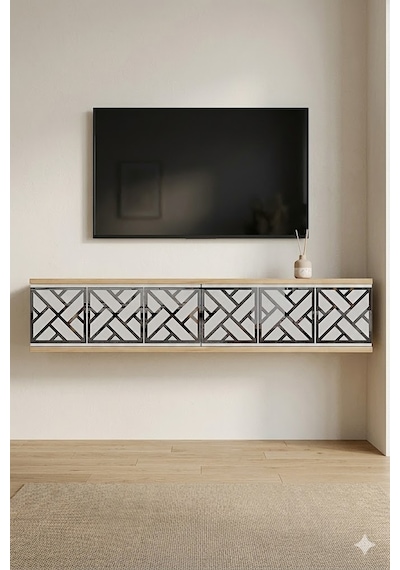 Tda1238dbs Arex Duvara Montaj Tv Sehpası Safirmeşe-beyaz-silver 120cm Tda1238dbs Arex Duvara Montaj Tv Sehpası Safirmeşe-beyaz-silver 120cm