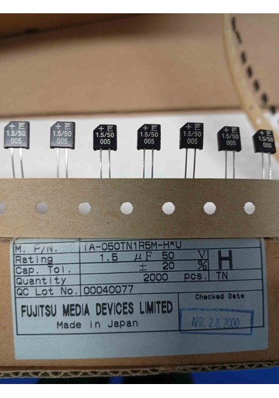 Ta050tn1r5mh U 1.5mf 50v Fujıtsu Tantal Kondansatör 50 Adet