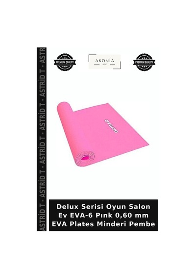 Delux Serisi Oyun Salon Ev Eva-6 Pınk 0,60 Mm Eva Plates Minderi Pembe