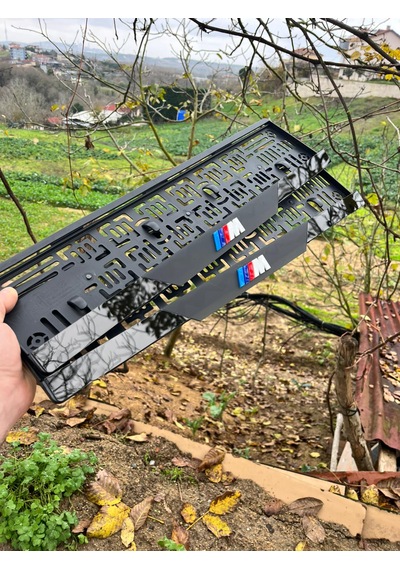 M Logo Oto Plakalık 2adet