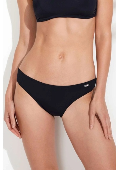 U.S. Polo Assn. Kadın Siyah Brazilian Bikini Alt Siyah
