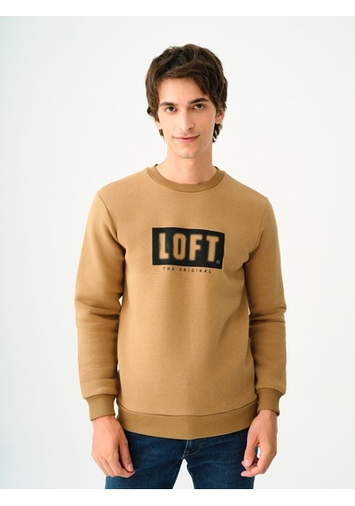 LOFT Regular Fit Erkek Sweatshirt Lf2038243 Q1.v1 Camel