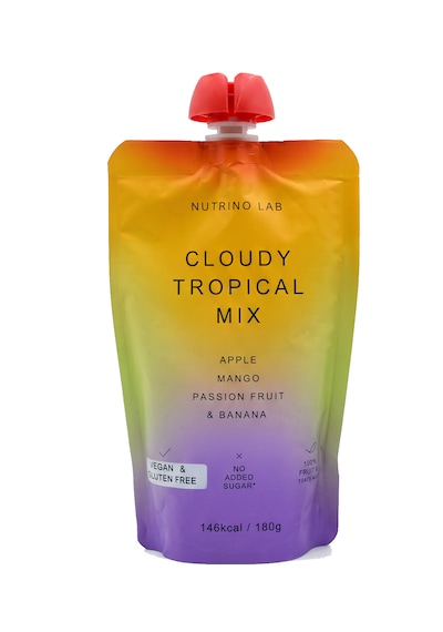 Nutrino Lab Cloudy Tropical Mix Elma Mango Çarkıfelek Muz Glütensiz Vegan Şeker İlavesiz Katkısız Sağlıklı Atıştırmalık 180 G