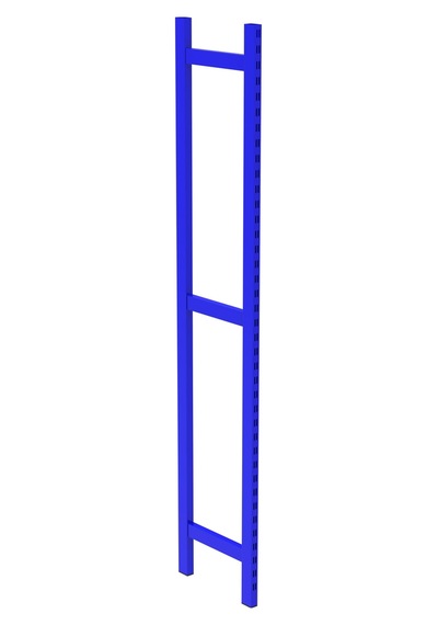 1 Adet Depo Rafı Hafif Rack Ayak Mavi-60x250 Cm-1.50 Mm Mavi