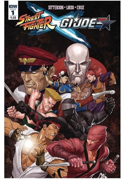 Street Fighter X Gı Joe 1 Of 6 Comp 5 Cvr Box S İngilizce Çizgi Roman