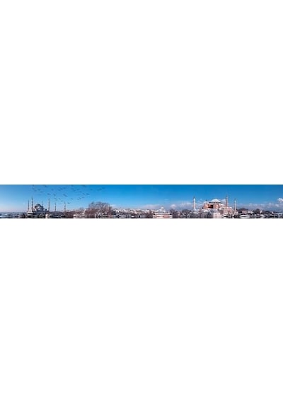 Mutfak Tezgah Arası Folyo Kaplama Folyosu İstanbul Panorama 60x100 Cm