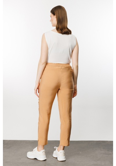 Ekol Kadın Pantolon 24ekl01688 Camel