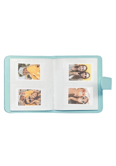 Instax Mini 13 Uyumlu Yeşil Deri Çanta Ve Albüm Set