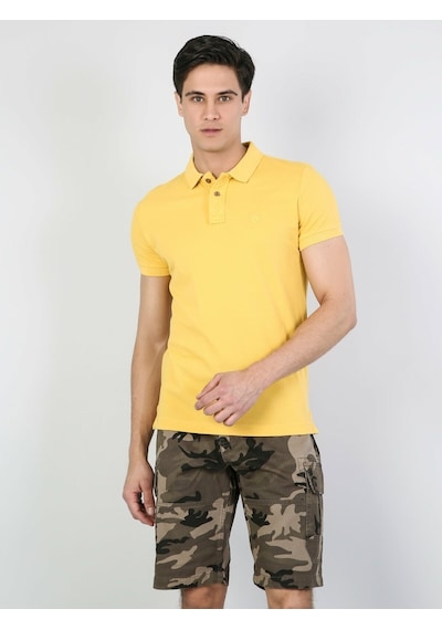 Colin's Slim Fit Polo Yaka Erkek Safran Polo Kısa Kol CLTKTMPTS0244260_q1.v1_YLS Colin's Slim Fit Polo Yaka Erkek Safran Polo Kısa Kol CLTKTMPTS0244260_q1.v1_YLS