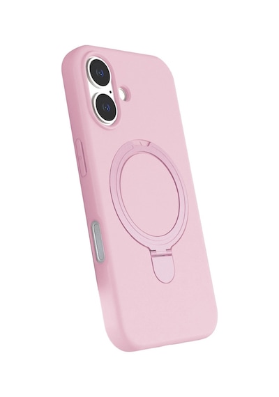 Apple iPhone Uyumlu 16 Regal Magsafe Standlı Kapak - Açık Pembe İtdark50172