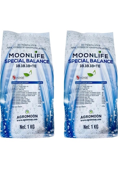 Moonlife Specıal Balance Npk Sıvı Gübre 18-18-18+te 2 Adet Diğer