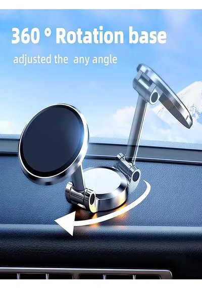 T-93 360 Dönebilen Zink Metal Çinko Alaşımlı Manyetik Araç İçi C
