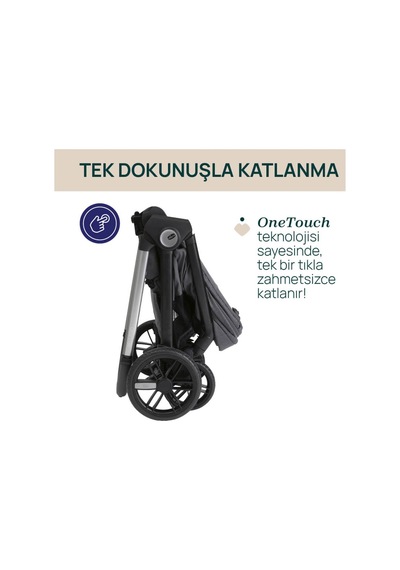 Bellagio Bebek Arabası Black Satin