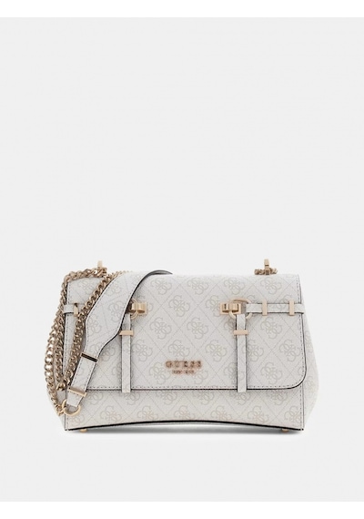 Guess Leona Logolu Dönüştürülebilir Kapaklı Çapraz Askılı Kadın Mavi Omuz Çantası Hwsg9917210-bnn Mavi