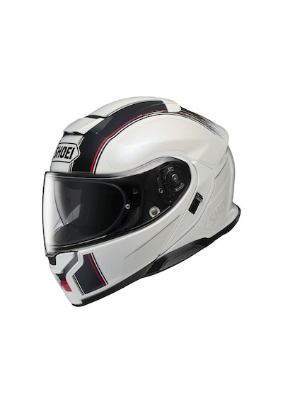 Shoei Neotec 3 Satori Çene Açılır Motosiklet Kaskı Beyaz - Kırmızı - Siyah