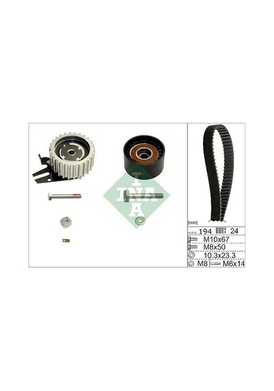Triger Kayış Seti - Alfa Romeo Mito, Giulietta, 500, Grande Punto, Punto, Doblo, Tipo, Bravo, Idea, Linea, Egea - Schaeffler-ına-530056110