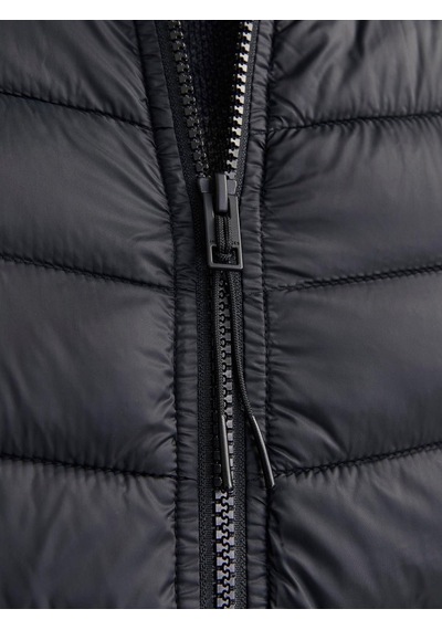 Jack & Jones Erkek Dik Yakalı Şişme Mont - 12258444 Siyah