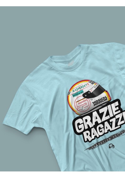 Fnbx Sebastian Vettel Grazie Ragazzi T-shirt Turkuaz