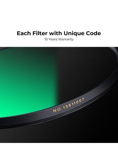 K&f Concept 49mm Nano-x Pro Serisi Uv Filtre - İnce Pirinç Çerceve - 36 Katmanlı