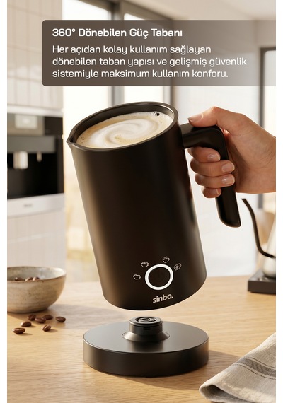 Sinbo STO-6736 500 W Barista Tipi Süt Köpürtücü