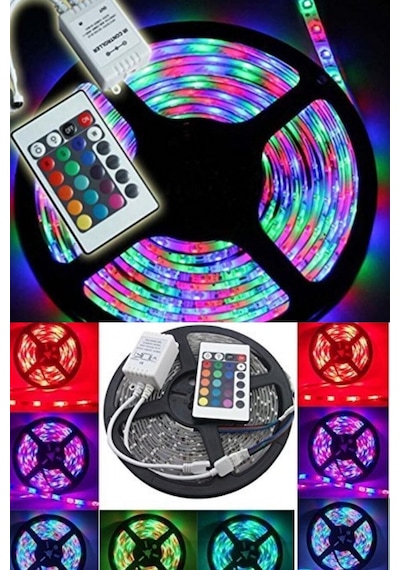 Led Animasyonlu Tak Çalıştır Kumandalı Trafolu Rgb Şerit Işık Ayd (531926621) Led Animasyonlu Tak Çalıştır Kumandalı Trafolu Rgb Şerit Işık Ayd (531926621)