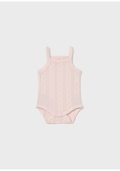 Mayoral Yenidoğan Kız Bebek Askılı Body Pembe