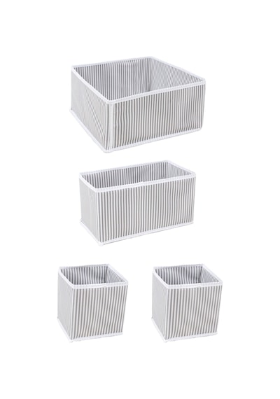 Go İthalat Çekmece Düzenleme Kutu Seti Organizer 4lü Set Gri