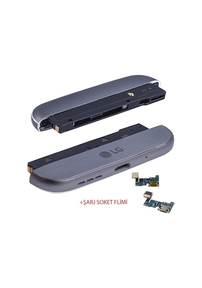 LG Uyumlu G5 Buzzer Alt Kapak Şarj Soketi Full + Tamir Seti