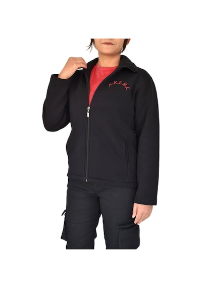 Kadın Siyah Fermuarlı Hırka BGL-ST02291