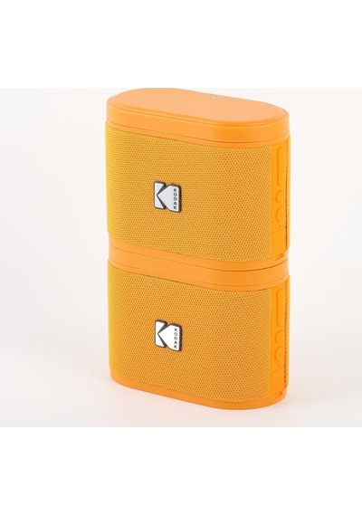 Kodak Taşınabilir Kablosuz Hoparlör Seti, 2'li Set, 100 Hoparlöre Kadar Bağlantı