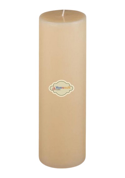 Medium 4 Lü Set Mum Çap 7 Cm Krem Krem