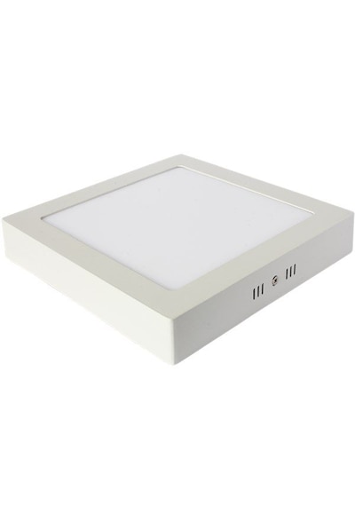 24 Watt Günışığı Sıva Üstü Kare Led  Panel Aydınlatma Armatür Beyaz
