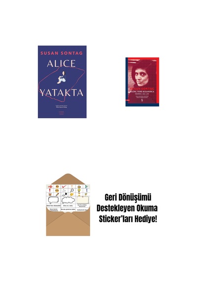 Alice Yatakta + Bilinç Tene Kuşanınca + Okuma Sticker'ları