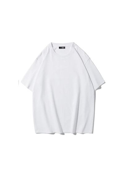 Brz Collection Unisex Oversize Basic T-shirt-beyaz Beyaz