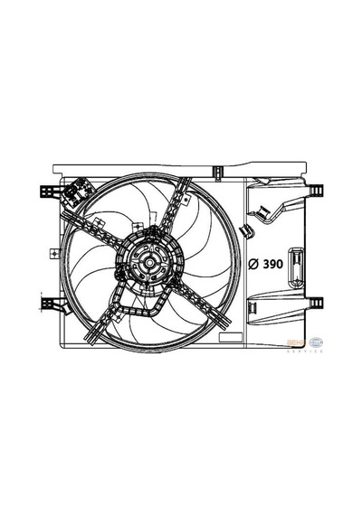 KNECHT ACF37000P Fan Motoru (140×820) Punto / Opel Corsa (Eno:8Ew376729651)