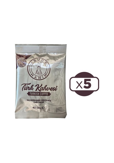 Asude Hanım Türk Kahvesi 5 x 100 G