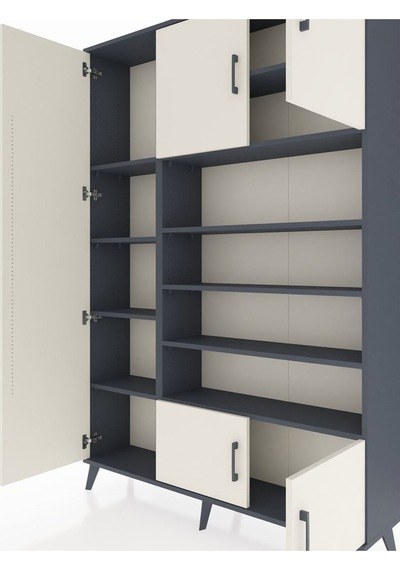Arges Dolap 10 Raflı 5 Kapaklı 132x30x195 Antrasit-aytaşı/ant... Antrasit Arges Dolap 10 Raflı 5 Kapaklı 132x30x195 Antrasit-aytaşı/ant... Antrasit