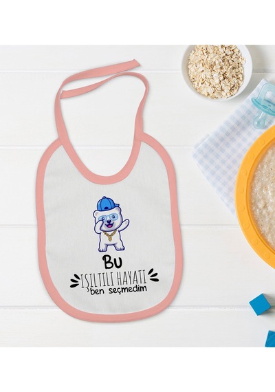 Bk Kids Bu Işıltılı Hayatı Ben Seçmedim Tasarımlı Pembe Bebek Mam Pembe