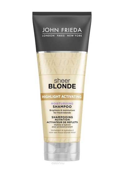 John Frieda Sheer Blonde Moisturising Güneş Işıltısı Veren Sarı Saç Şampuanı 250 ML