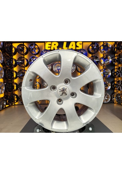 4 Adet Peugeot Apollo Orıjınal 6 15 4 108 Et27 651 Sılver Jant Revize Edilmiş Takım