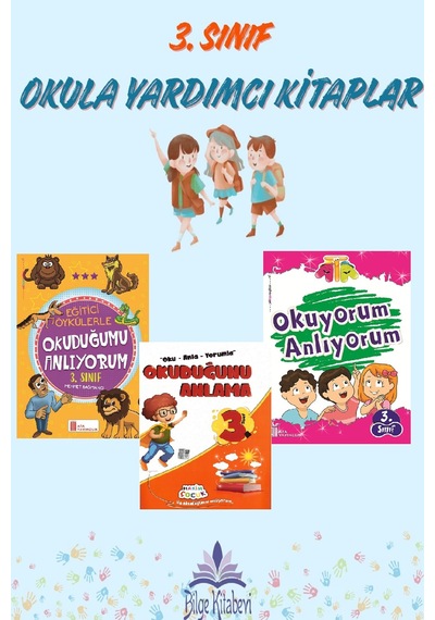 3.sınıf Okuduğunu Anlama Seti 3 Kitap