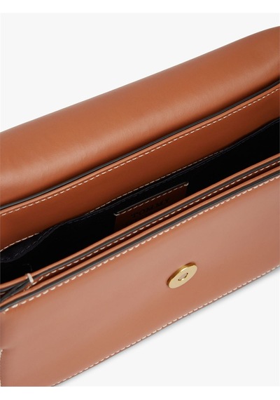 Tommy Hilfiger Th Scrıpt Flap Crossover Kadın Kahverengi Çanta - Aw0aw18399