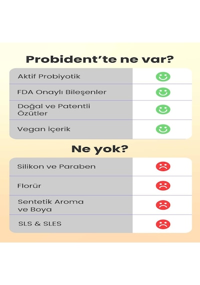 Probident Aktif Probiyotikli Akgünlük Özüt İlaveli Diş Macunu 3 x 75 ML