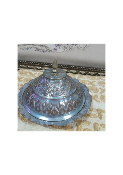 Antika Bakır Sahan Gri