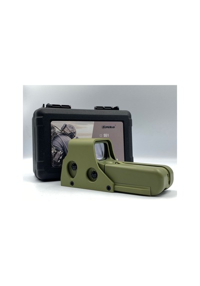 Hd-552 Kırmızı-yeşil Işıklı Red-dot Siyah